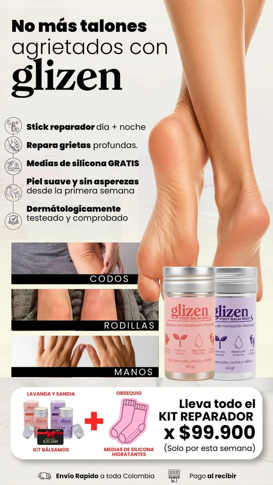 balsamo reparador + medias de silicona FOOT BALM
